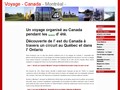 Voyage organisé au canada