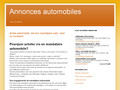 Détails : Mandataire automobile