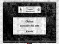 Détails : Orion annuaire des arts