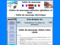 Détails : Table de Massage de qualité dès 198 Euros